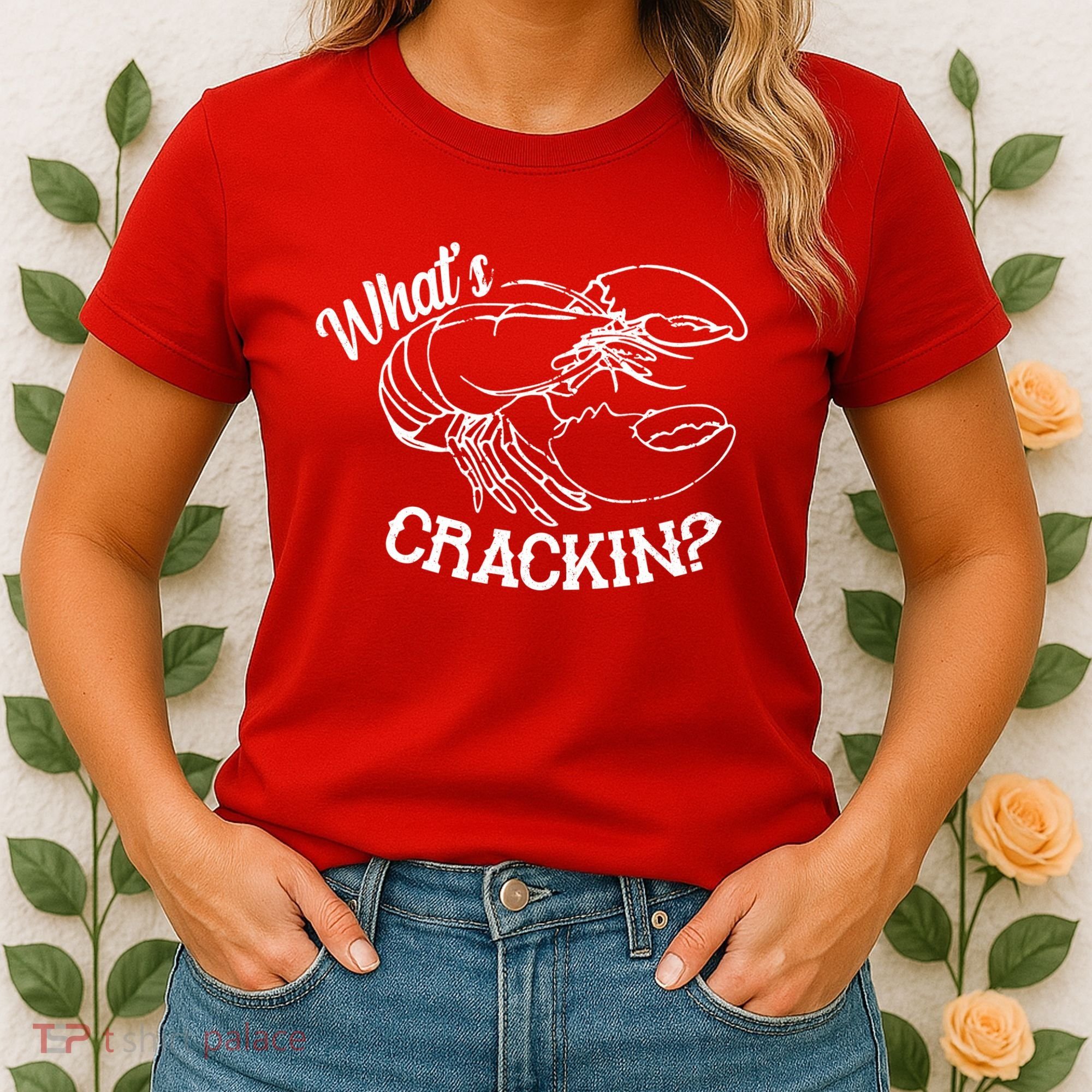 Whats Crackin Funny Lobster Women's T-Shirt