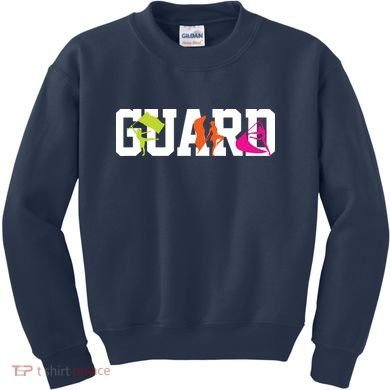 Winter Color Guard Flag Kids Sweatshirt