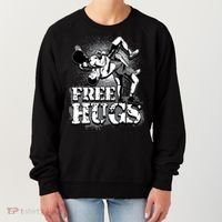Wrestling Cool Gift Free Hugs Cool Gift Gift Women's Sweatshirt thumb 0