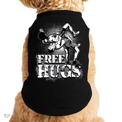 Wrestling Cool Gift Free Hugs Cool Gift Gift Doggie Tank