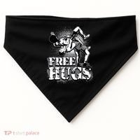 Wrestling Cool Gift Free Hugs Cool Gift Gift USA-Made Doggie Bandana thumb 0