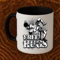 Wrestling Cool Gift Free Hugs Cool Gift Gift Coffee Mug thumb 2