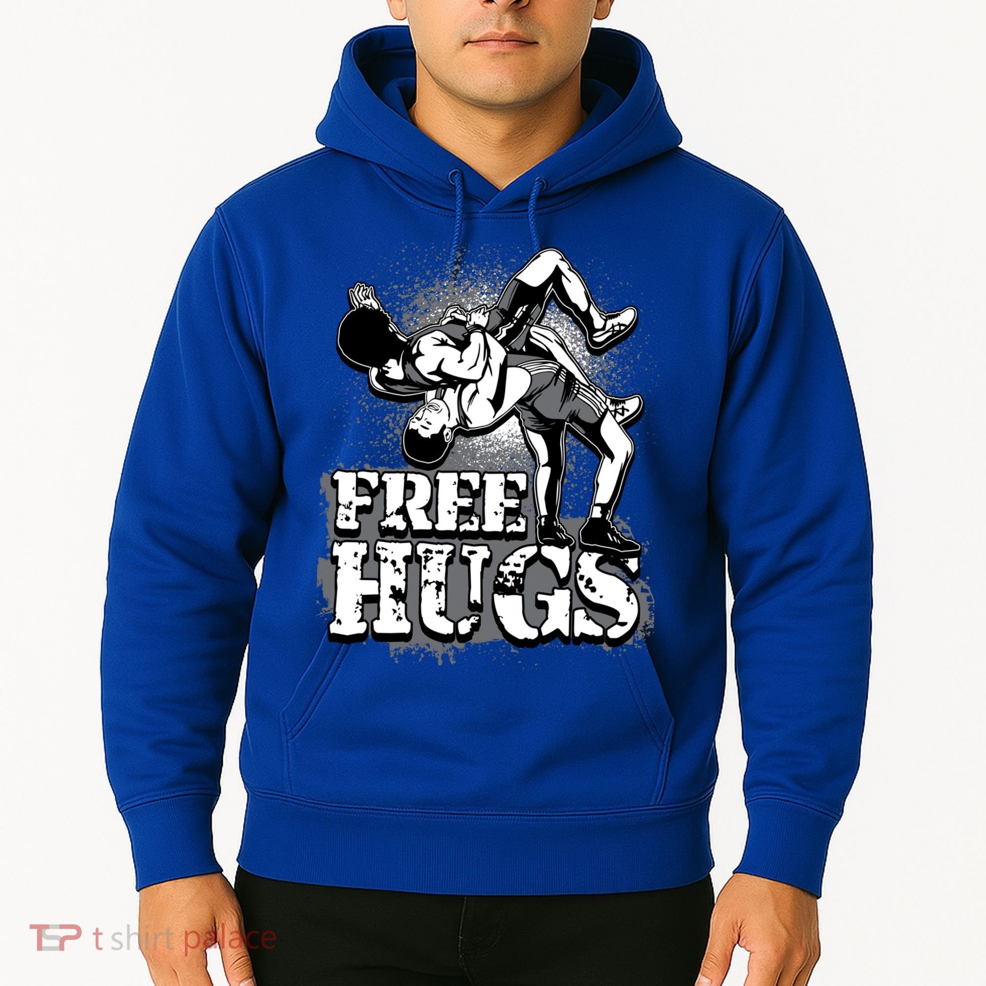 Wrestling Cool Gift Free Hugs Cool Gift Gift Hoodie