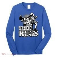 Wrestling Cool Gift Free Hugs Cool Gift Gift Long Sleeve Shirt thumb 0