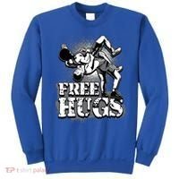 Wrestling Cool Gift Free Hugs Cool Gift Gift Sweatshirt thumb 0