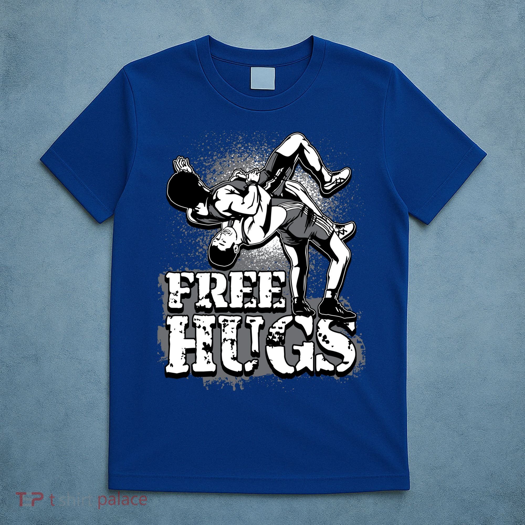 Wrestling Cool Gift Free Hugs Cool Gift Gift T-Shirt