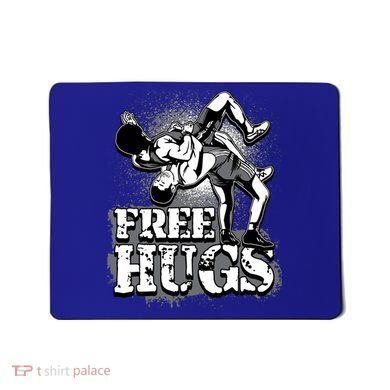 Wrestling Cool Gift Free Hugs Cool Gift Gift Mousepad
