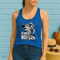 Wrestling Cool Gift Free Hugs Cool Gift Gift Women's Tank Top thumb 2