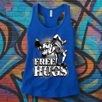 Wrestling Cool Gift Free Hugs Cool Gift Gift Women's Tank Top thumb 3