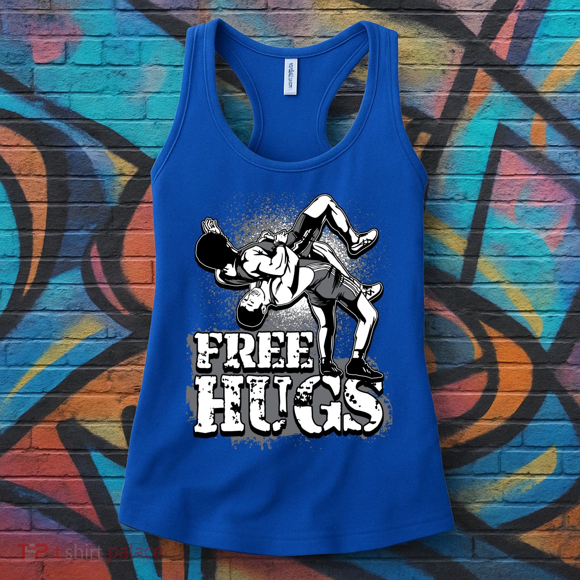 Wrestling Cool Gift Free Hugs Cool Gift Gift Women's Tank Top