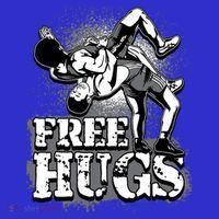 Wrestling Cool Gift Free Hugs Cool Gift Gift Toddler Hoodie thumb 2