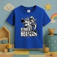 Wrestling Cool Gift Free Hugs Cool Gift Gift Toddler T-Shirt thumb 3