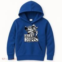 Wrestling Cool Gift Free Hugs Cool Gift Gift Kids Hoodie thumb 0