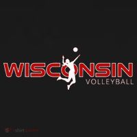 Wi Court Game The Badger State Souvenir Wisconsin Volleyball Polo thumb 3