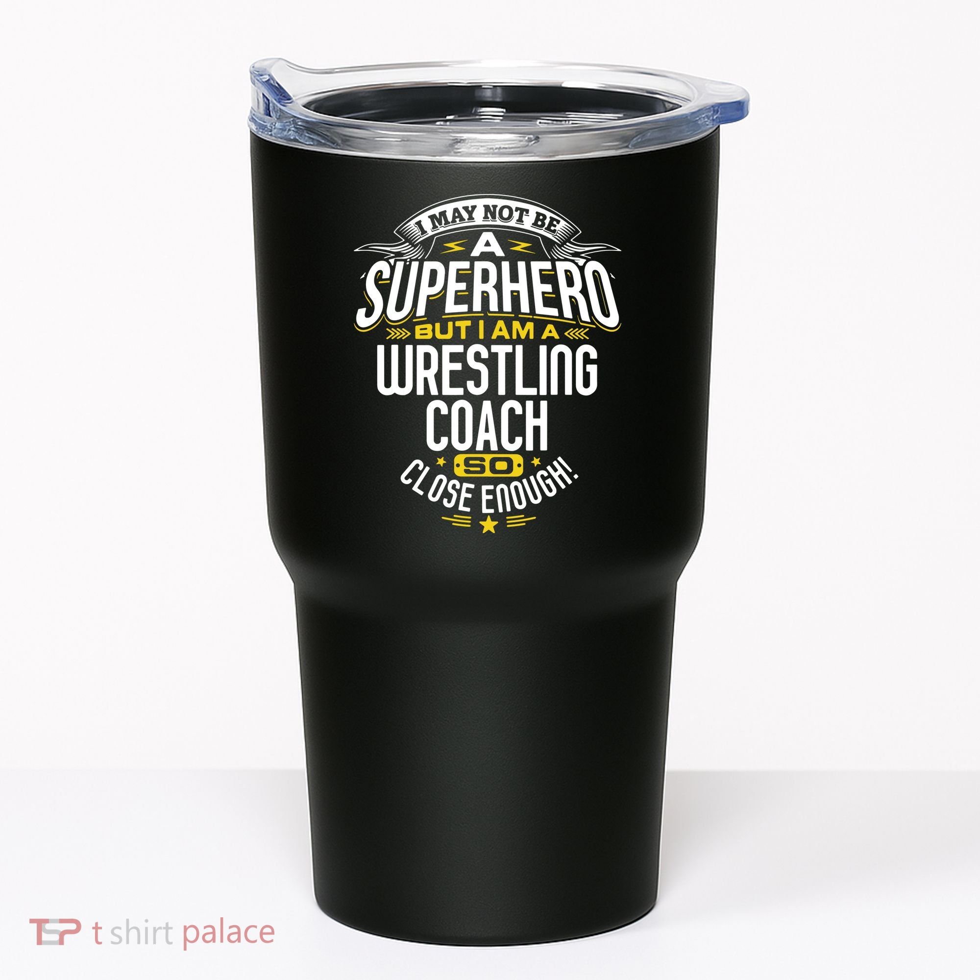 Wrestling Coach Gift Idea Superhero Wrestling Tumbler