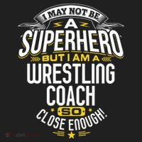 Wrestling Coach Gift Idea Superhero Wrestling Tumbler thumb 3
