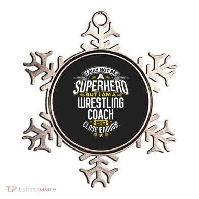 Wrestling Coach Gift Idea Superhero Wrestling Ornament