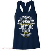 Wrestling Coach Gift Idea Superhero Wrestling Women's Tank Top thumb 0
