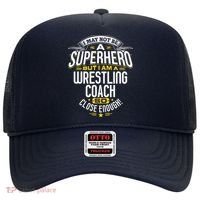 Wrestling Coach Gift Idea Superhero Wrestling Hat thumb 0