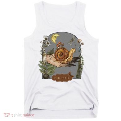 Witchy Cottagecore Goblincore Botanical Aesthetic Snail Tank Top