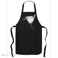 Whooping Crane Graphic Wildlife Bird Watching Apron thumb 0