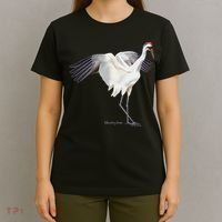 Whooping Crane Graphic Wildlife Bird Watching T-Shirt thumb 4