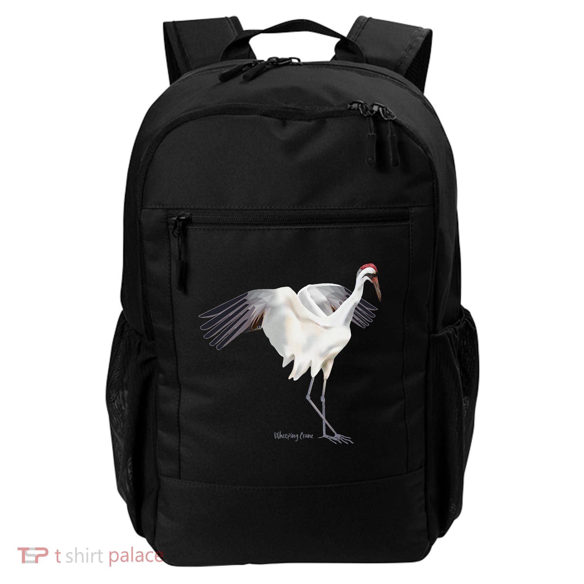 Whooping Crane Graphic Wildlife Bird Watching Backpack