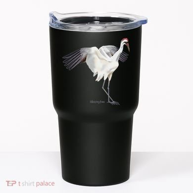 Whooping Crane Graphic Wildlife Bird Watching Tumbler