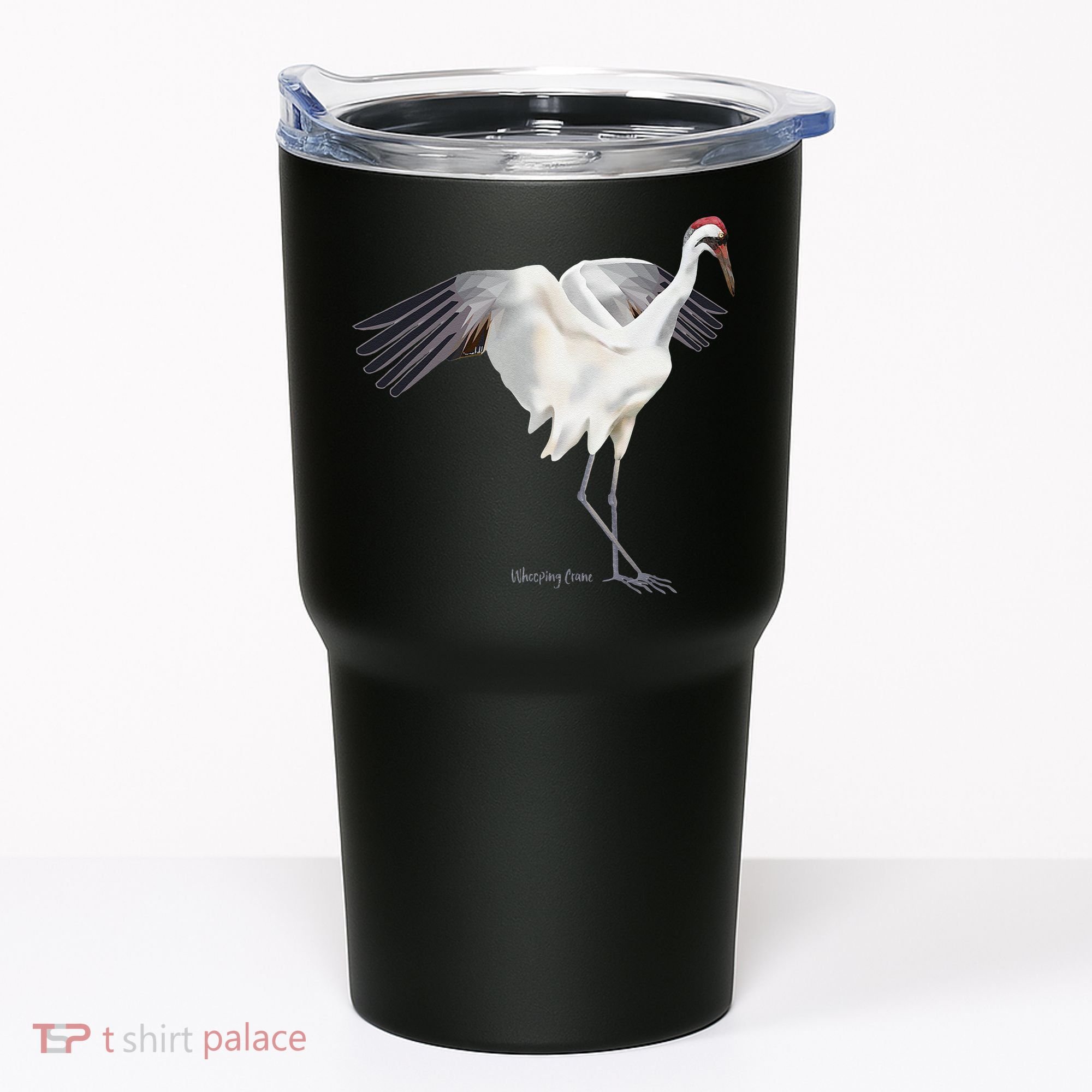 Whooping Crane Graphic Wildlife Bird Watching Tumbler