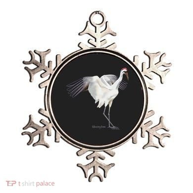 Whooping Crane Graphic Wildlife Bird Watching Ornament