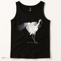 Whooping Crane Graphic Wildlife Bird Watching Tank Top thumb 2