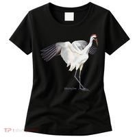 Whooping Crane Graphic Wildlife Bird Watching Women's T-Shirt thumb 0