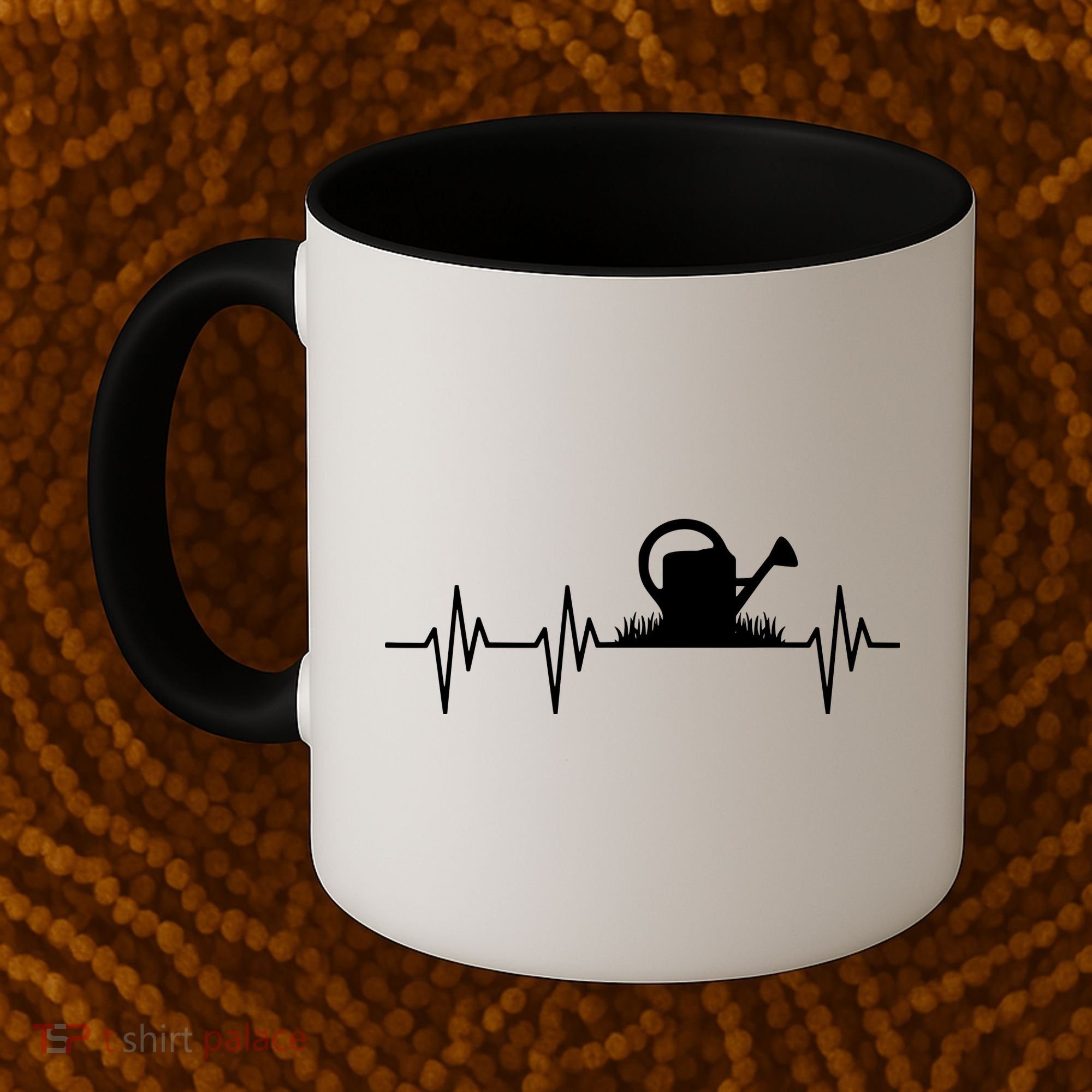 Watering Can Heartbeat Gardening Gardener Coffee Mug