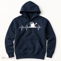 Watering Can Heartbeat Gardening Gardener Hoodie thumb 0