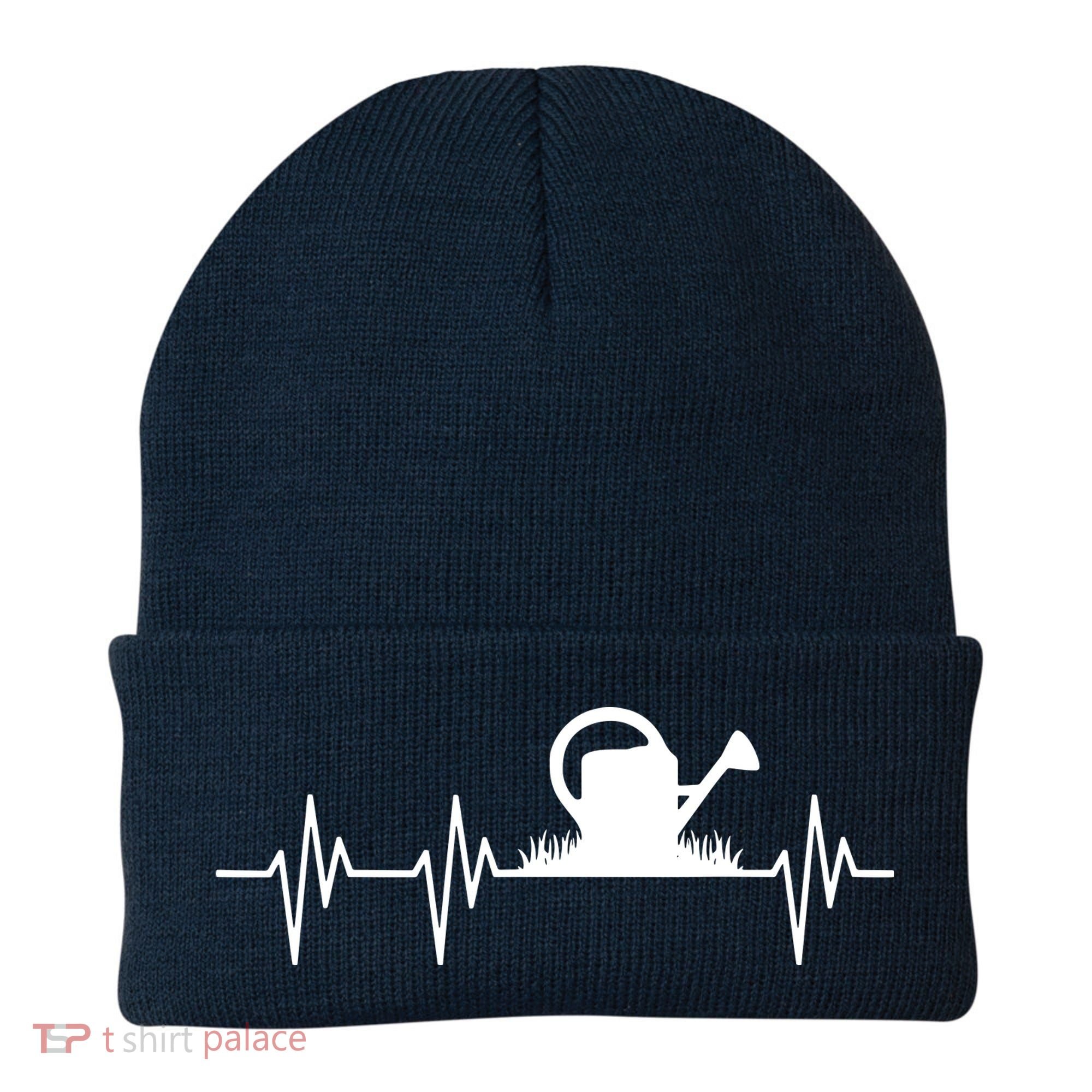 Watering Can Heartbeat Gardening Gardener Beanie
