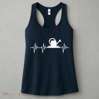 Watering Can Heartbeat Gardening Gardener Women's Tank Top thumb 3