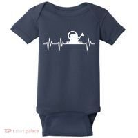 Watering Can Heartbeat Gardening Gardener Baby Bodysuit thumb 0