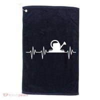 Watering Can Heartbeat Gardening Gardener Golf Towel thumb 0