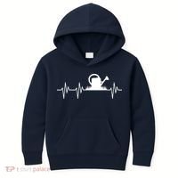 Watering Can Heartbeat Gardening Gardener Kids Hoodie thumb 0