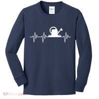 Watering Can Heartbeat Gardening Gardener Kids Long Sleeve Shirt thumb 0