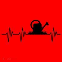 Watering Can Heartbeat Gardening Gardener Santa Hat thumb 1