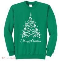 Western Christmas Horse Christmas Tree Equestrian Sweatshirt thumb 0