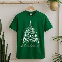 Western Christmas Horse Christmas Tree Equestrian T-Shirt thumb 2