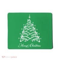 Western Christmas Horse Christmas Tree Equestrian Mousepad thumb 0
