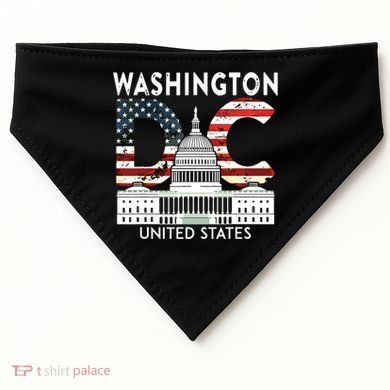 Washington Capitol Hill Souvenir Gift Washington Dc USA-Made Doggie Bandana