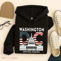 Washington Capitol Hill Souvenir Gift Washington Dc Hoodie thumb 4