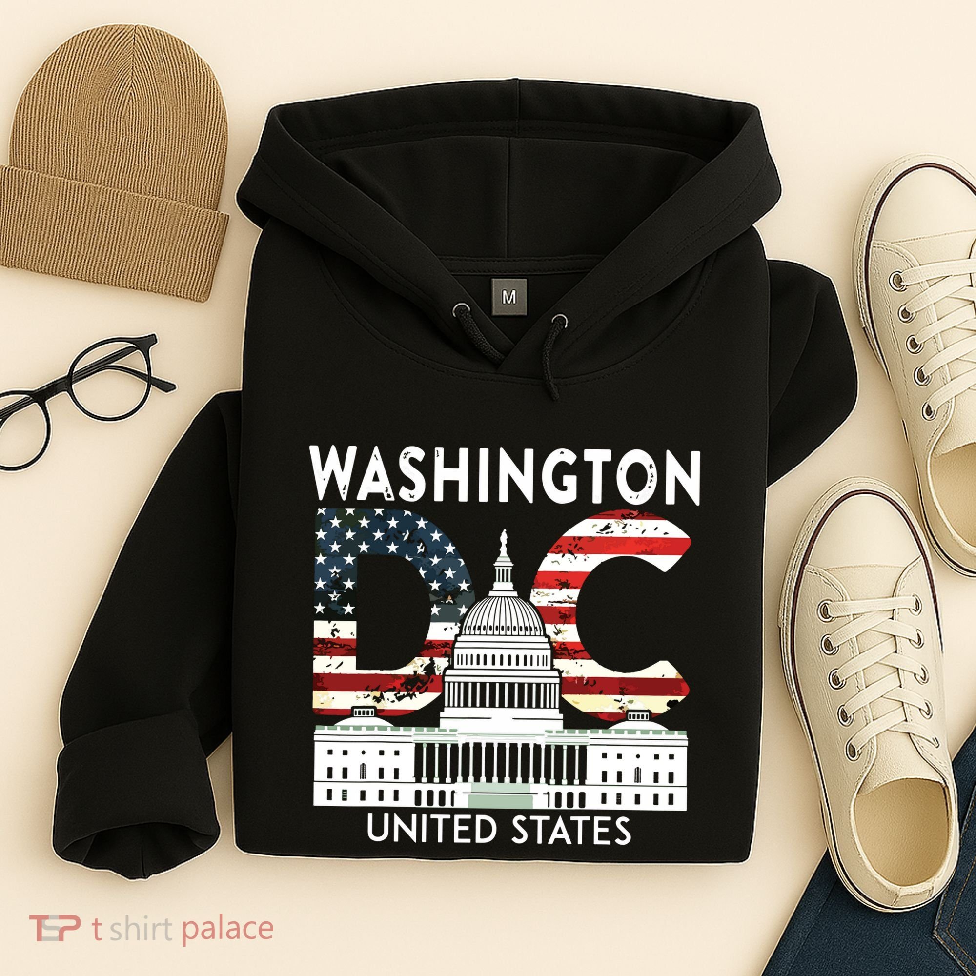 Washington Capitol Hill Souvenir Gift Washington Dc Hoodie