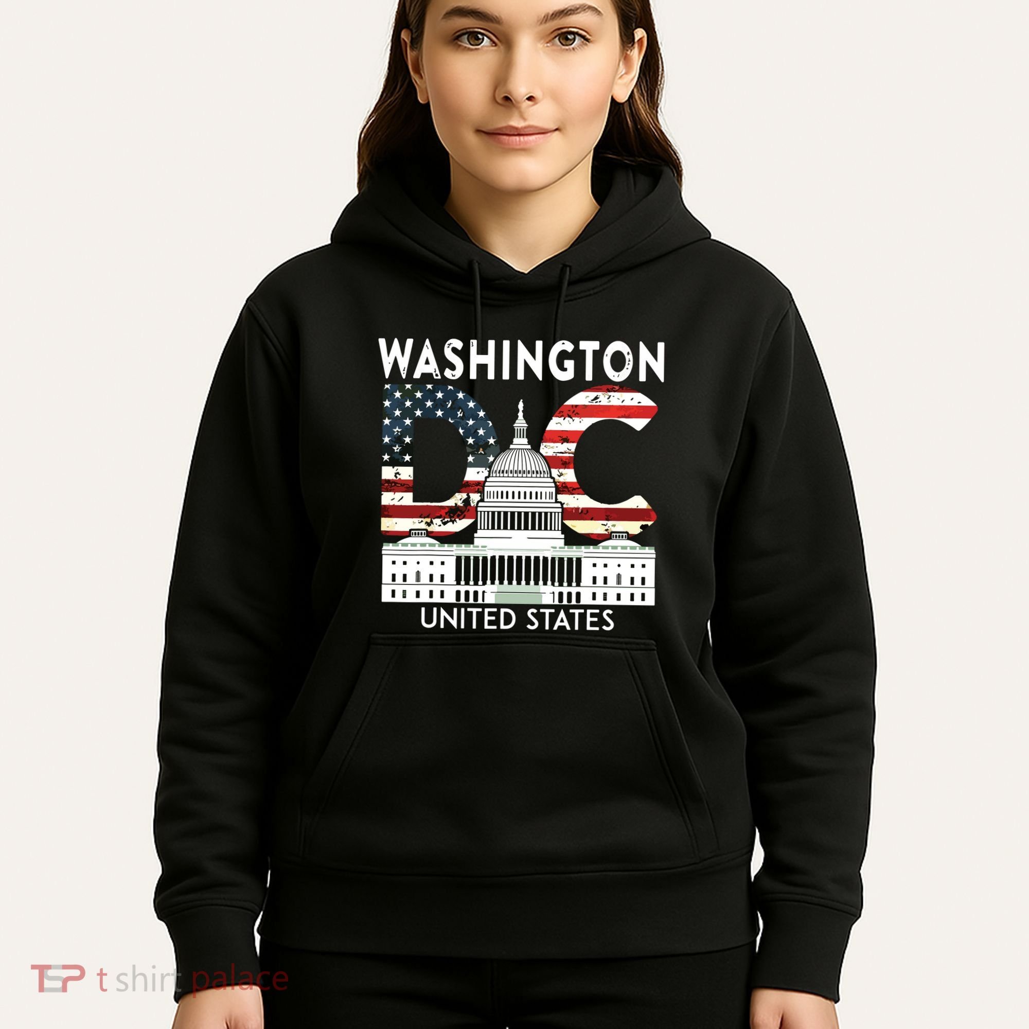 Washington Capitol Hill Souvenir Gift Washington Dc Hoodie