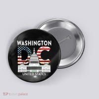 Washington Capitol Hill Souvenir Gift Washington Dc Button thumb 0