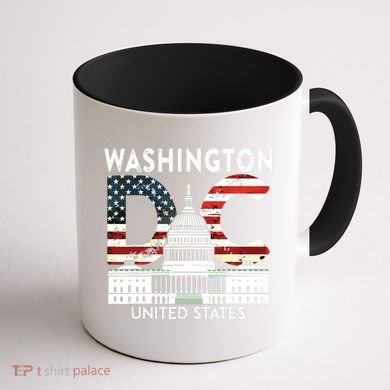 Washington Capitol Hill Souvenir Gift Washington Dc Coffee Mug back